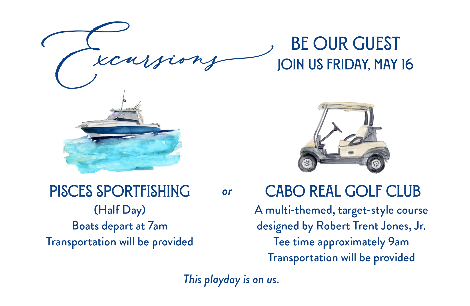 Excursion Card
